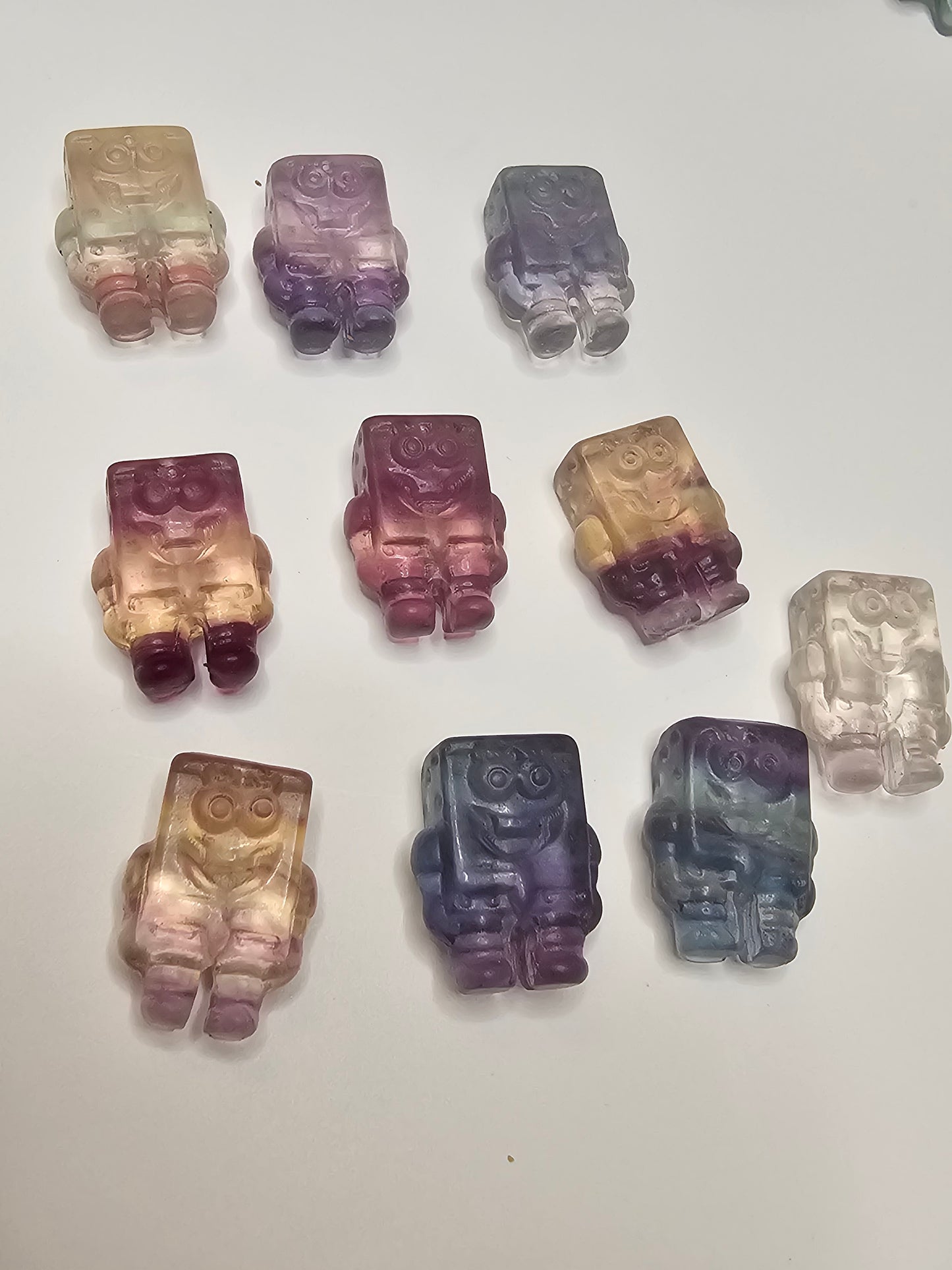 Sponge Guy Flourite Charm