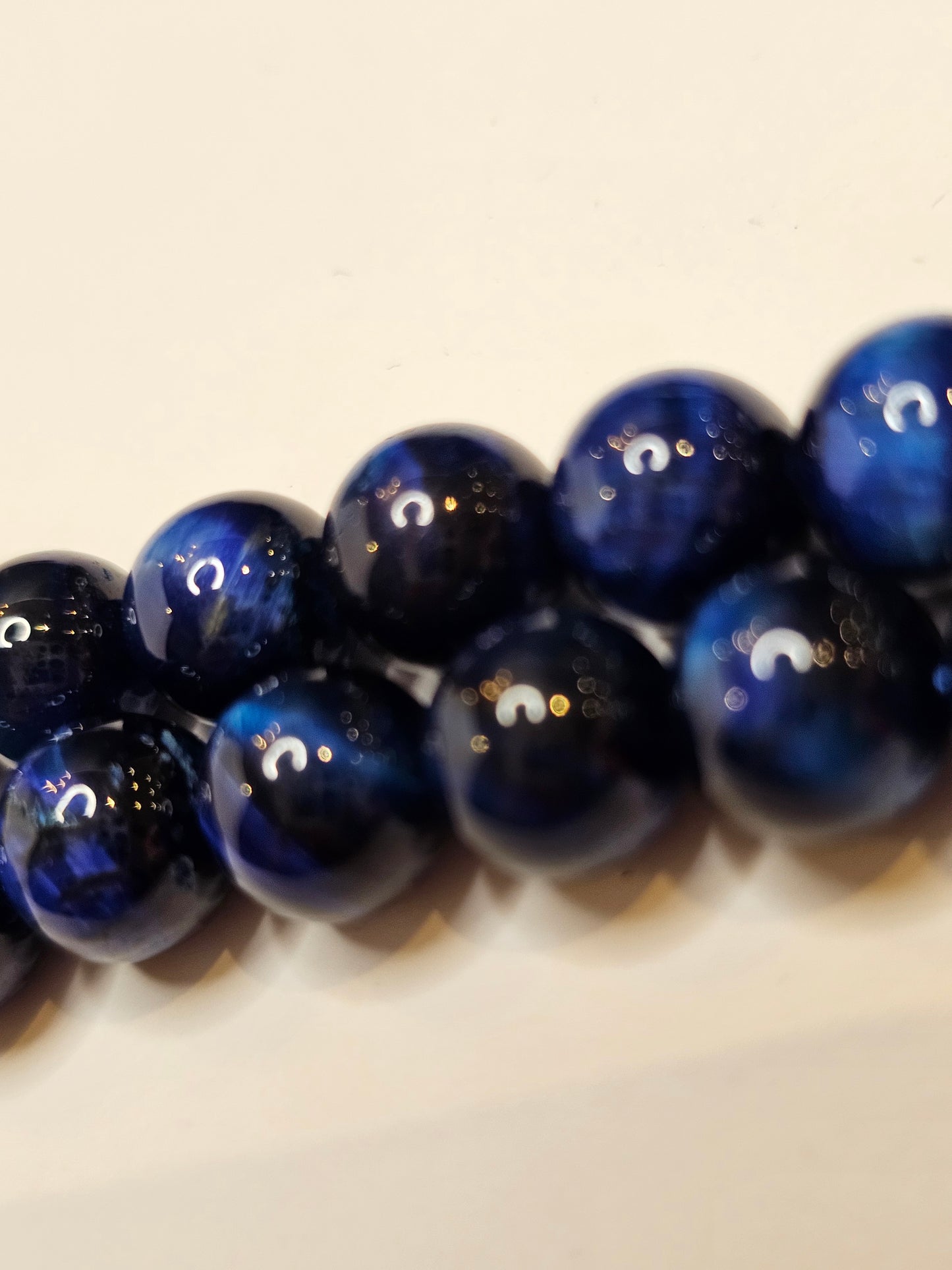 Blue Tiger's Eye dyed