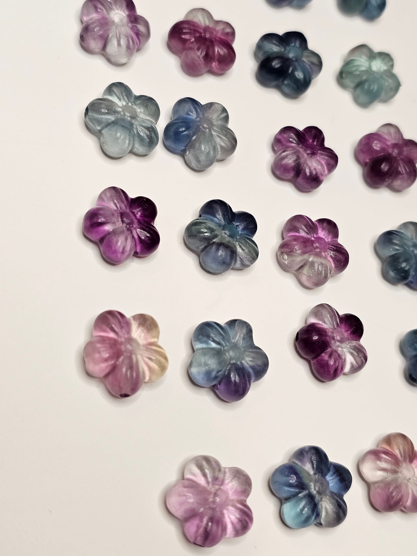 Flower Flourite Charm