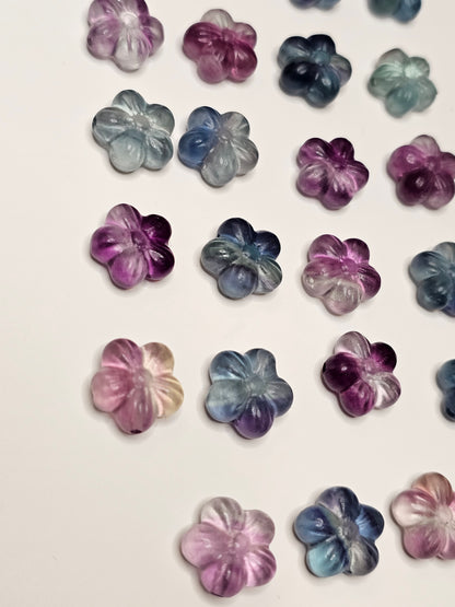 Flower Flourite Charm