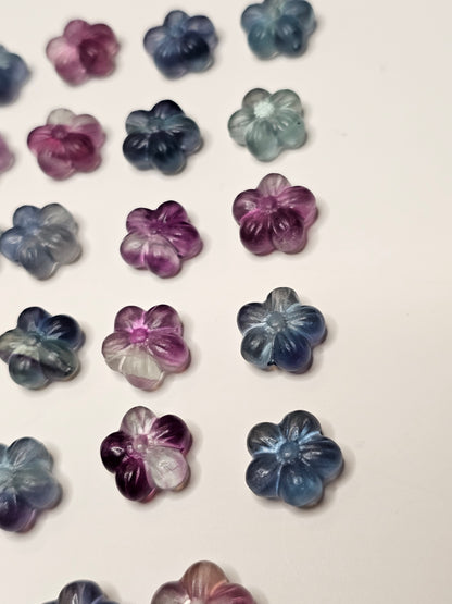 Flower Flourite Charm
