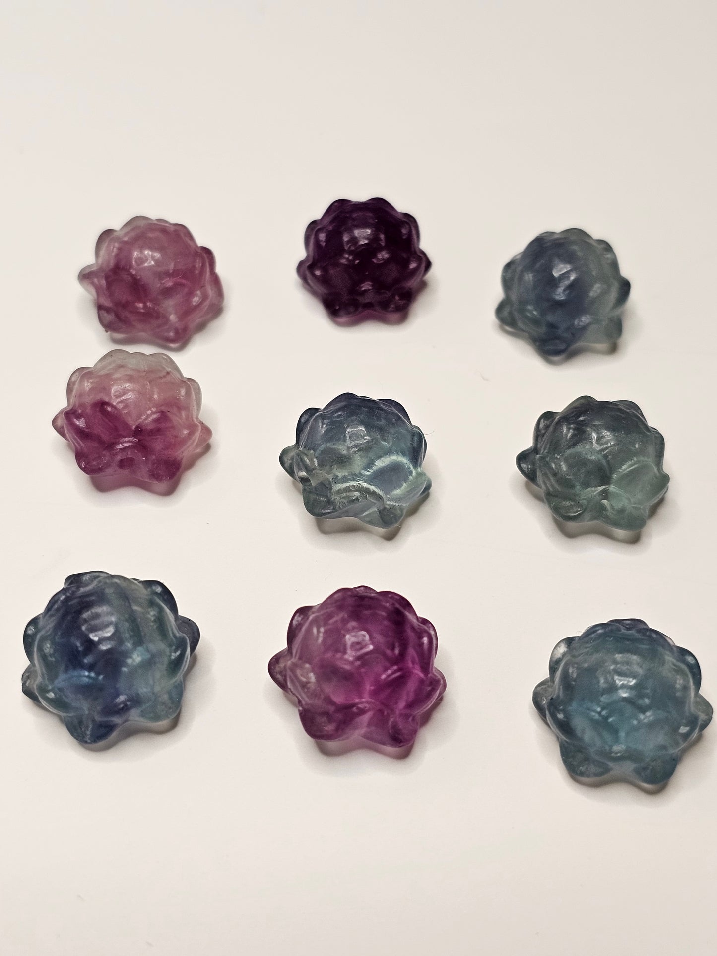 Lotus Flourite Charm
