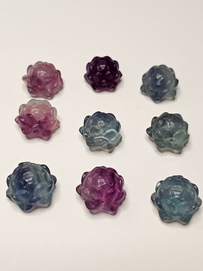 Lotus Flourite Charm