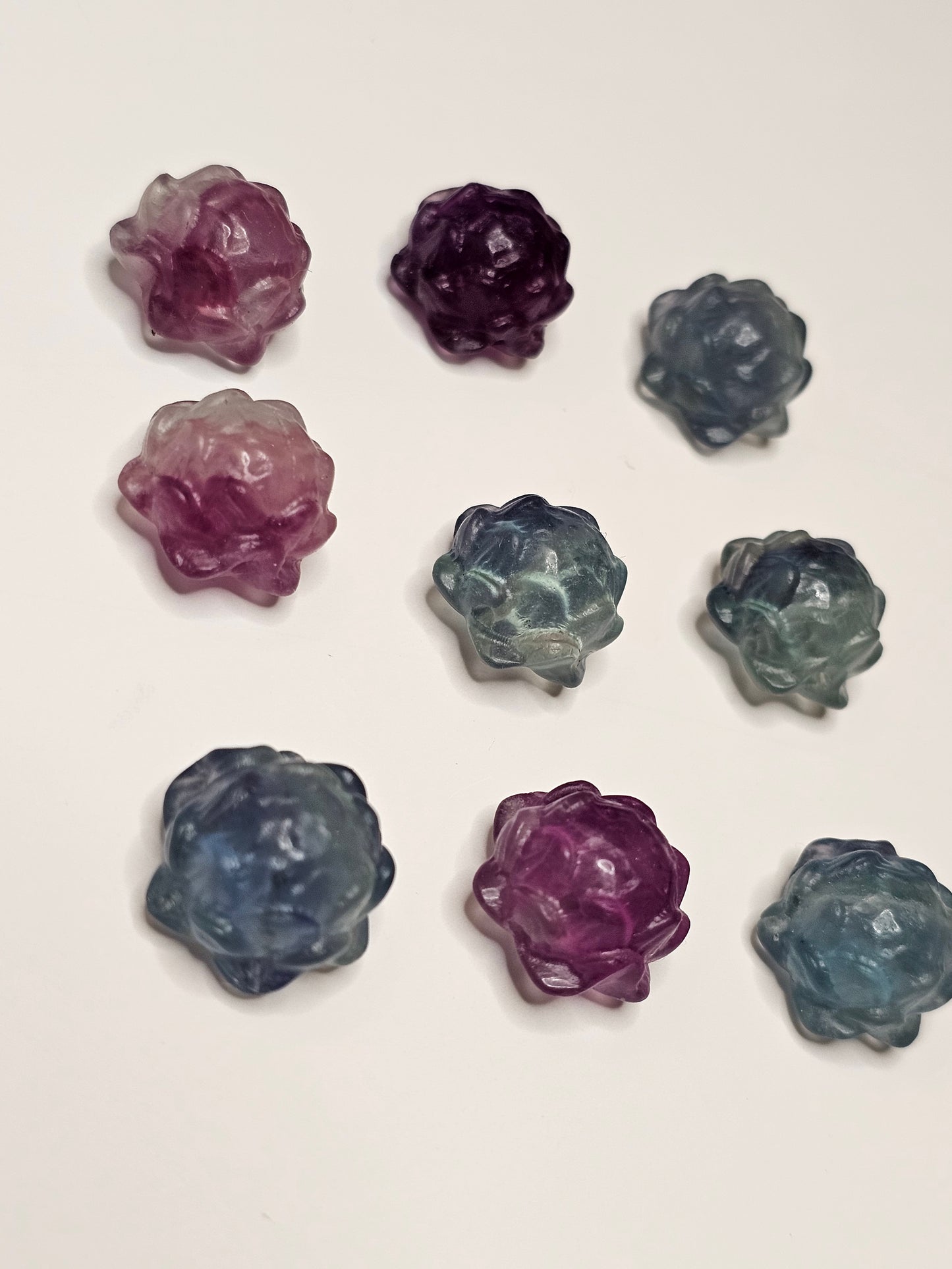 Lotus Flourite Charm