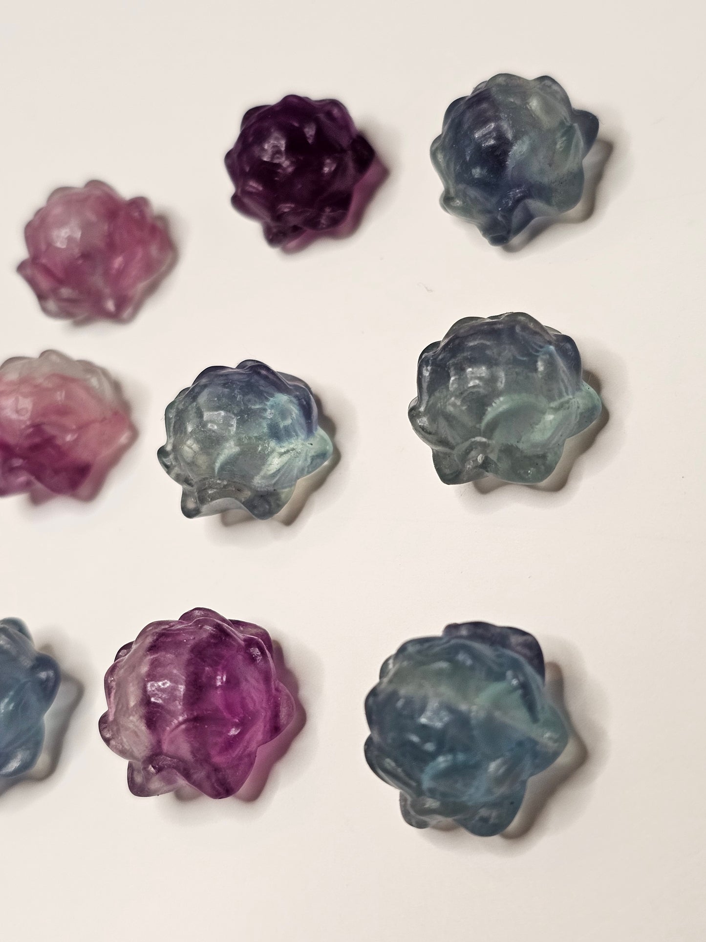 Lotus Flourite Charm