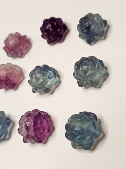 Lotus Flourite Charm