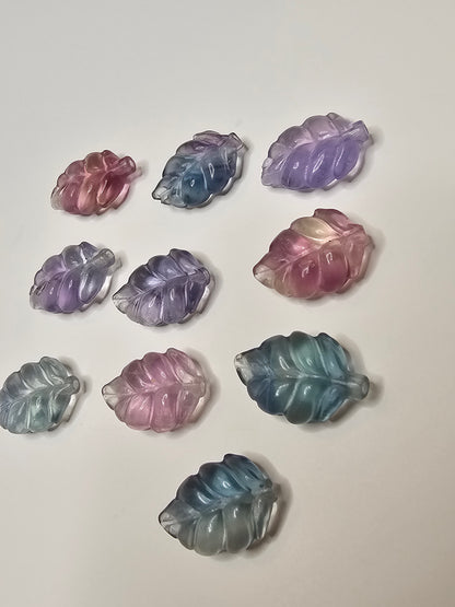 Leaf Flourite Charm