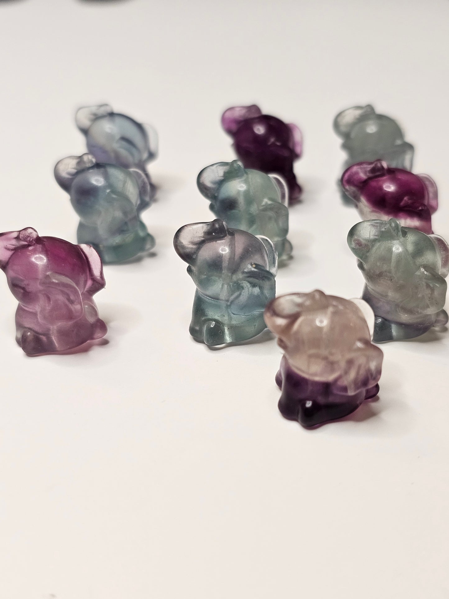 Elephant Flourite Charm
