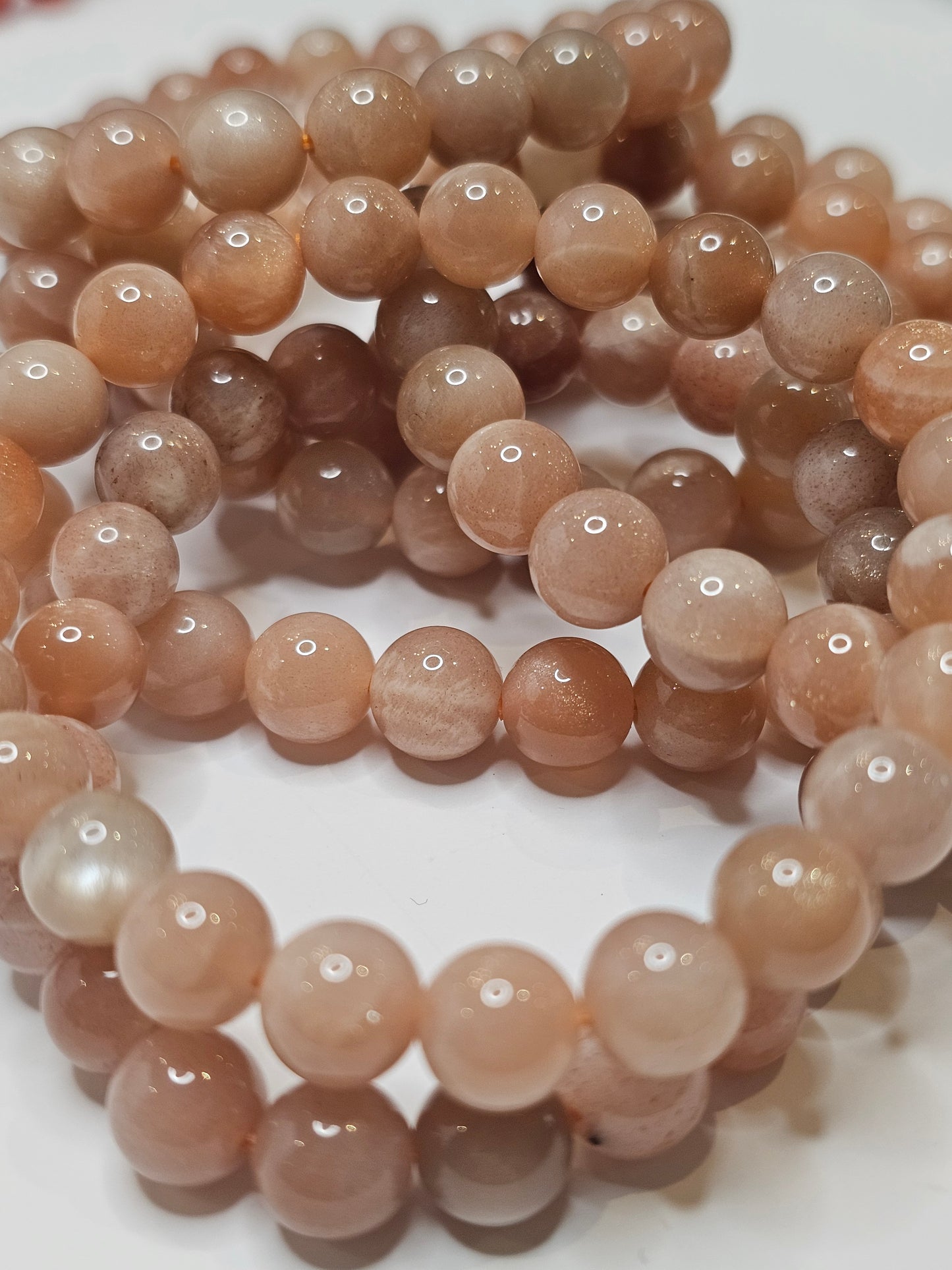 Peach moonstone
