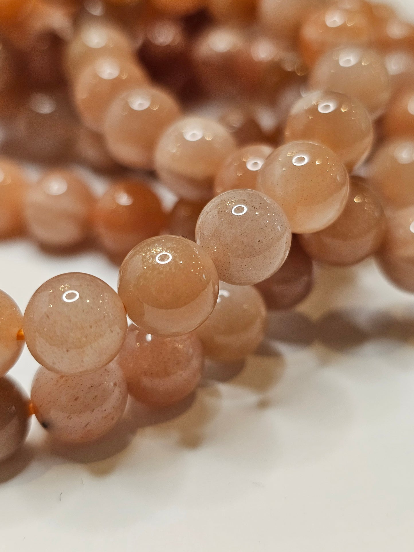 Peach moonstone