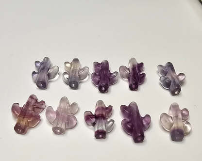 Cactus Flourite Charm