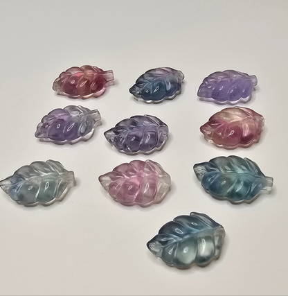 Leaf Flourite Charm