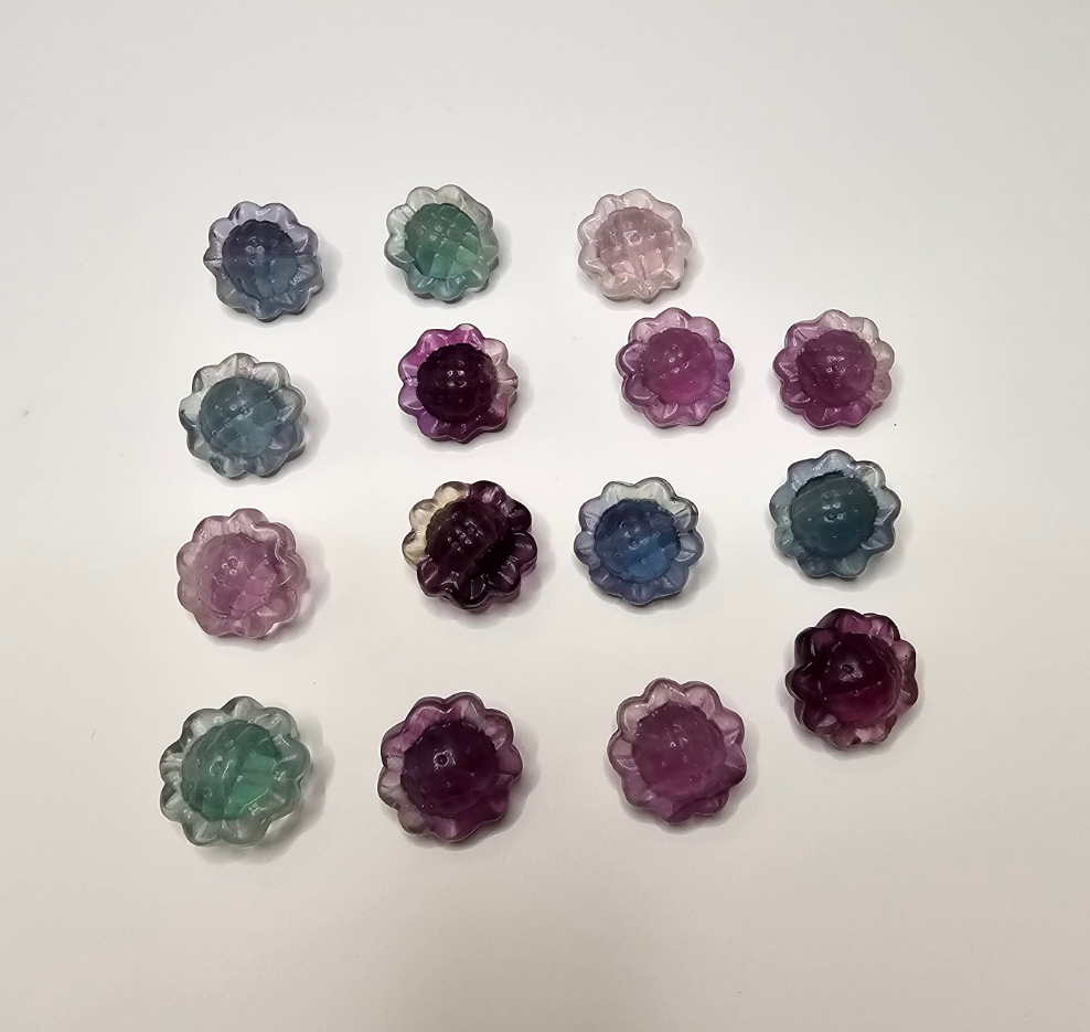 Sunflower Flourite Charm