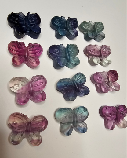 Butterfly Flourite Charm